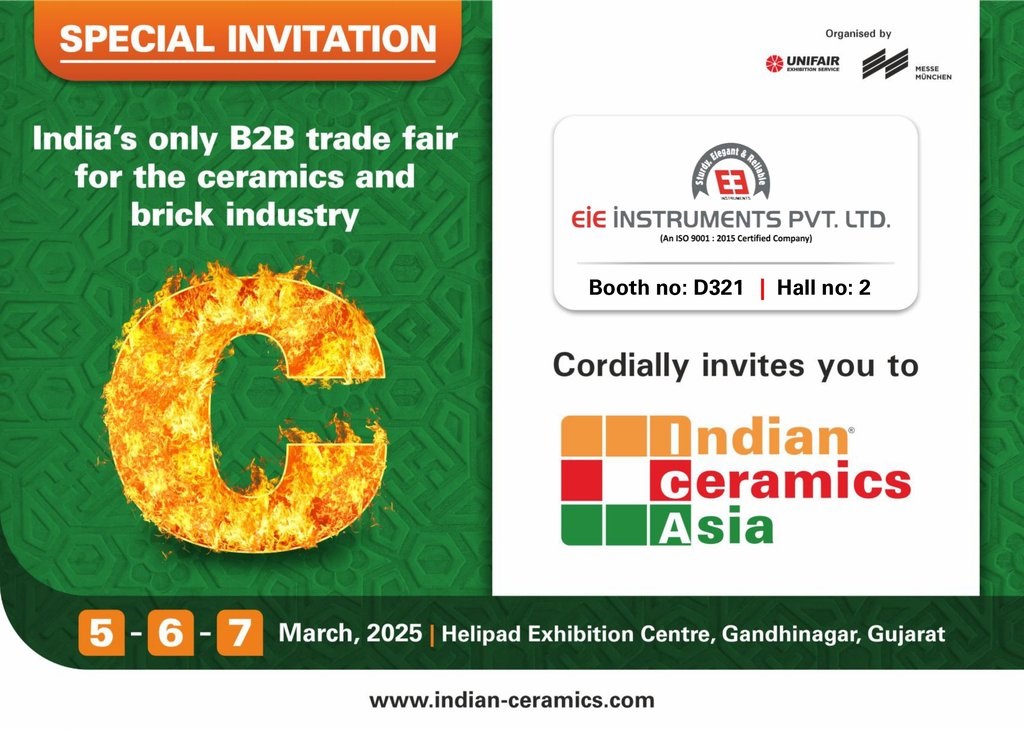Indian Ceramic Asia - 2025 - EIE Instruments Event