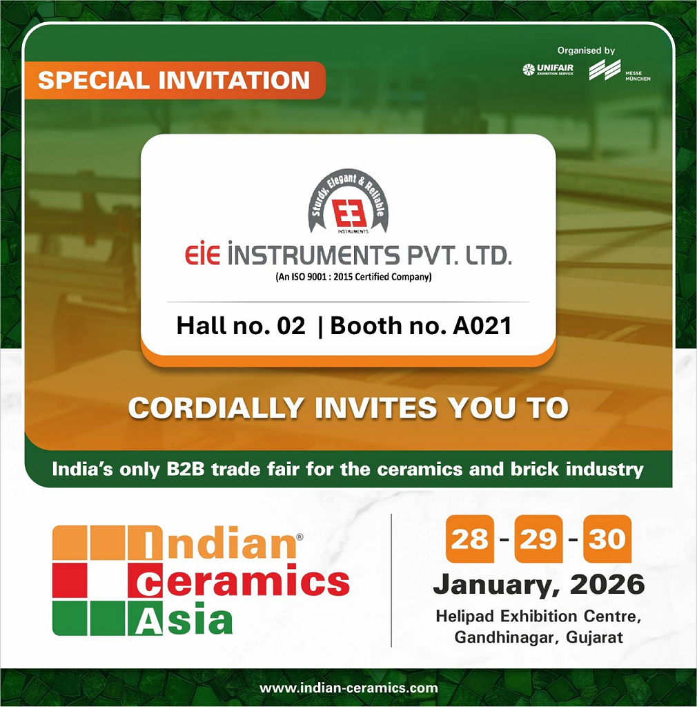 Indian Ceramics Asia - 2026 - EIE Instruments Event